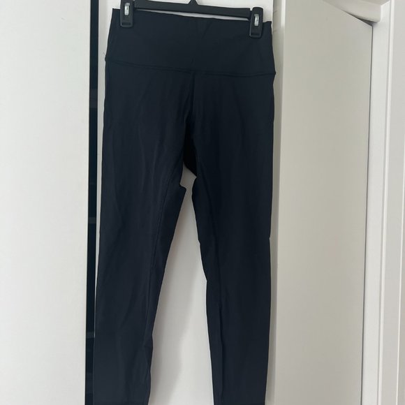 Lululemon Wunder Under Hi-Rise 7/8 Tight *Full-On Luxtreme - Black - Size 8 - Picture 2 of 6